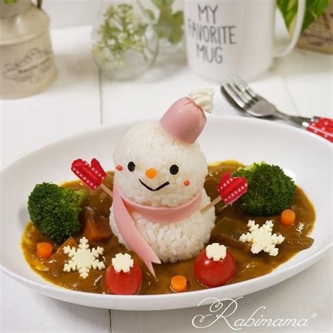 ＊記録用＊【2017年1月6日～10日＊母のおうちごはん＆雪だるまのデコカレー＆キティちゃん】 By ＊ラビママ＊さん レシピブログ