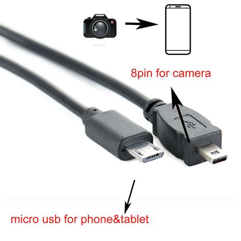 Otg Data Cable For Nikon Camera To Smartphone Tabl Grandado