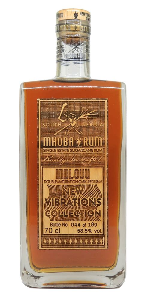 Rhum Agricole Pur Jus De Canne Mhoba Indlovu Double Maturation