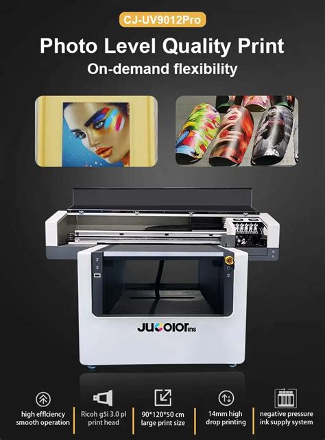 Jucolor 2024 New Improved Digital Printer 9012 G5i Hard Products