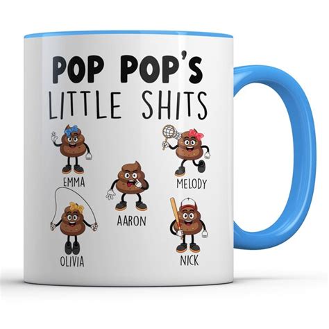 Personalized Pop Pop Coffee Mug Etsy