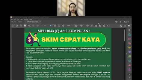 Mpu Group C Falsafah Dan Isu Semasa Kumpulan Video Pembentangan