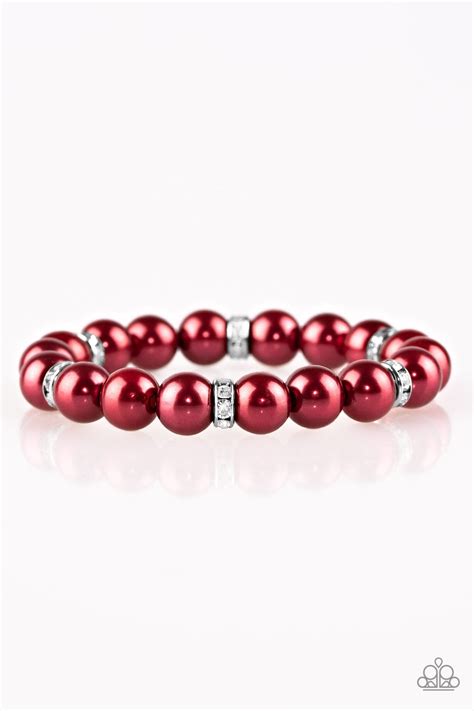 Paparazzi Exquisitely Elite Red Bracelet