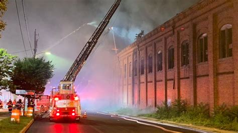 3 Alarm Fire At Vacant Warehouse In West Baltimore