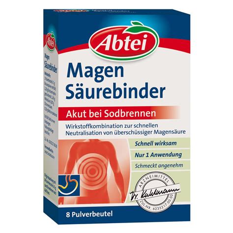 Abtei Magen Säurebinder Pulver 8 St Shop Apotheke