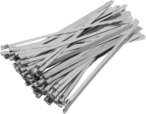 Amazon Willwa Stainless Steel Cable Ties Metal Exhaust Ties Mm