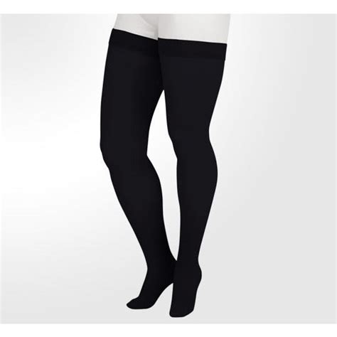 Juzo Soft Thigh High 15 20 Mmhg W Silicone Band Compression Stockings