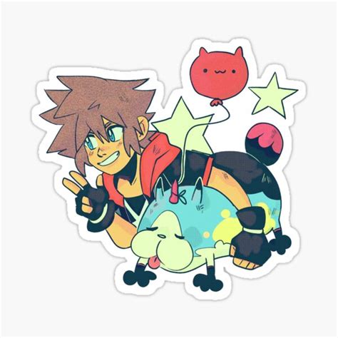 Meow Wow Sora Kingdom Hearts Sticker For Sale By JeilSketches