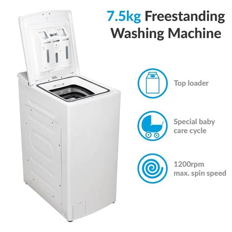 Refurbished Electriq Eiqwmtl75 Freestanding 7kg 1200 Spin Washing Machine Electriq