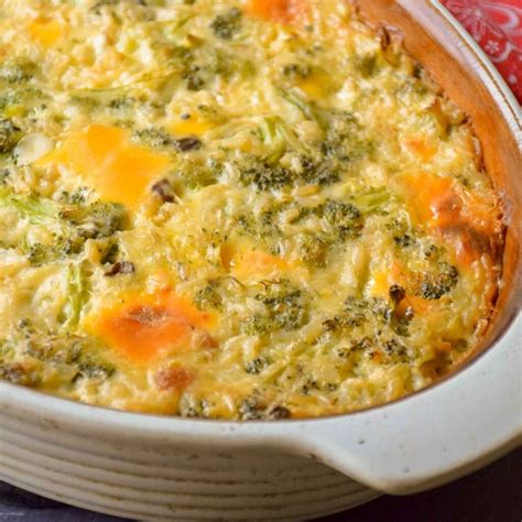 Easy Broccoli Rice And Cheese Casserole Grumpys Honeybunch