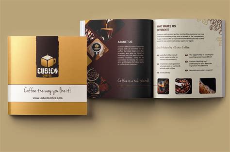 Coffee Wholesale Brochure Design - NV Graphic Design