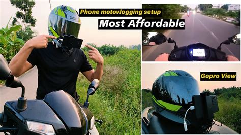 Mobile Moto Vlogging Setup Most Afforadable Vlog Setup Mobile Motovlog Setup Phone