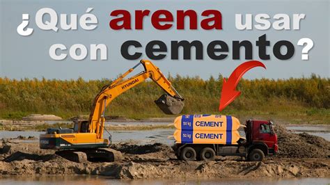 Qu Tipo De Arena Se Usa En La Construcci N Youtube