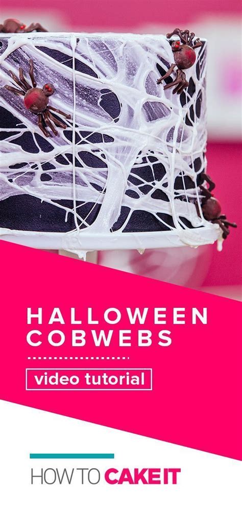 Halloween Marshmallow Cobweb Cake Halloween Cakes Chocolate Spiders