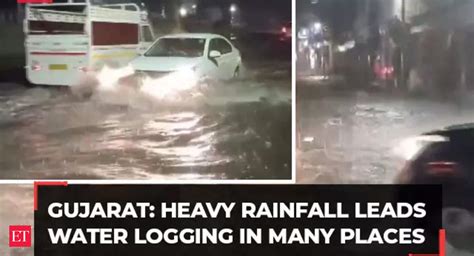 Gujarat Floods Heavy Rainfall In Dwarka Leads To Water Logging Imd