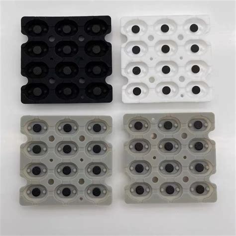 Conductive Custom Molded Silicone Rubber Buttons Push Button Single