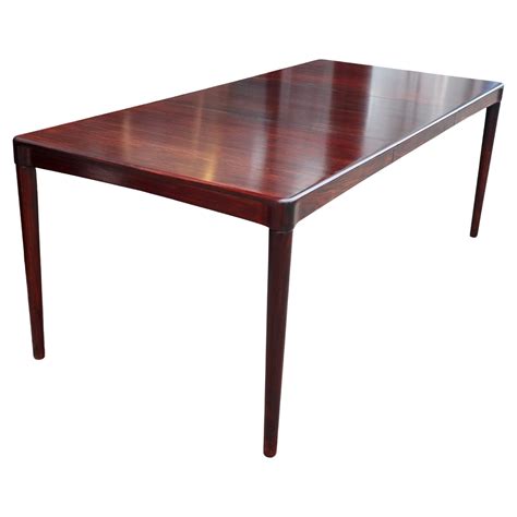 Midcentury Rosewood Dining Table By H W Klien For Bramin At 1stDibs