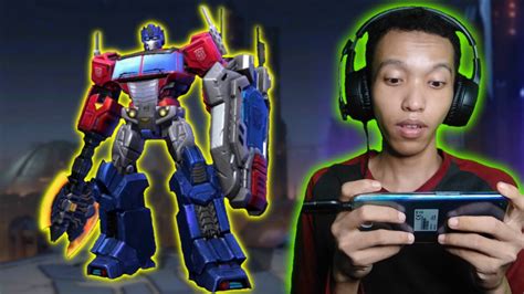 Review Skin Transformer Johnson Optimus Prime Mobile Legends Youtube