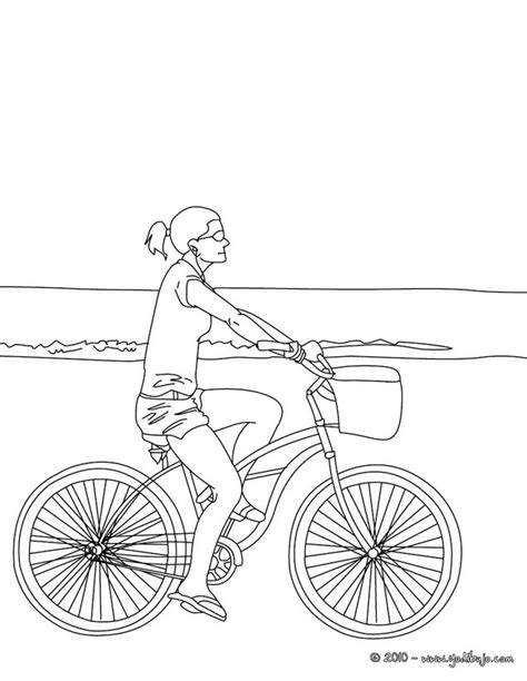 Dibujos Para Colorear Bicicleta De Paseo