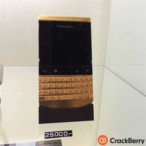 I Just Saw The Gold Porsche Design P Blackberry And Didn T