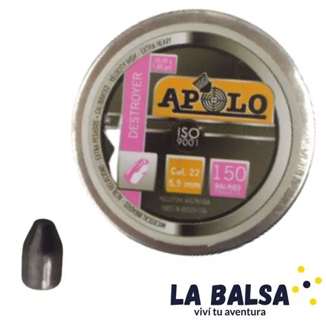 Balines Apolo Destroyer 5 5mm X150u La Balsa