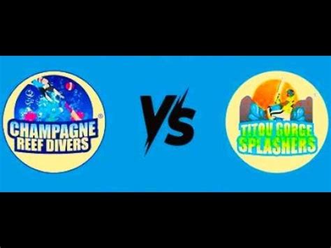 T10 Live Champagne Reef Divers Vs Titou Gorge Splashers CRD Vs TGS