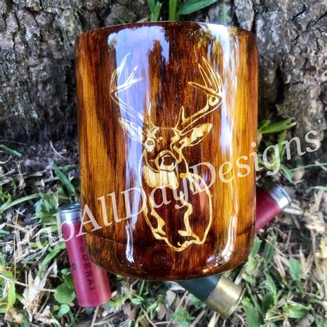 Woodgrain Deer Tumbler Artofit