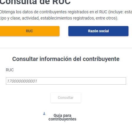 Verificacion De Ruc EcuadorCertificados