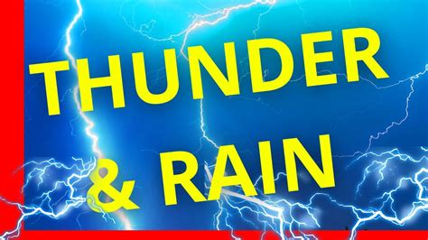 Epic Thunder And Rain ⛈️ Relaxing Focus Or Sleep ⛈️ White Noise 8 Hours