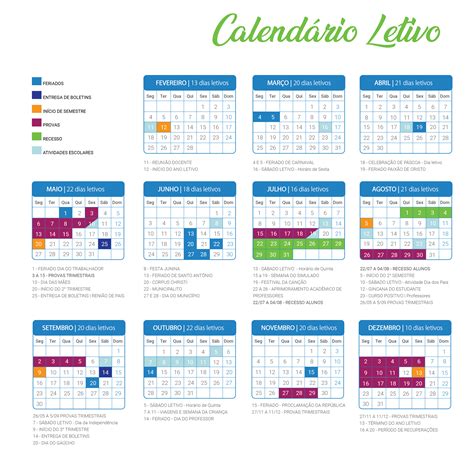 Calendário 2019 Prancheta 1 Colégio Universos Escola Particular