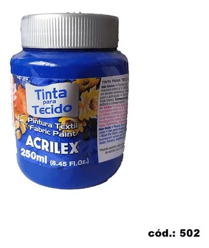 Pintura Para Tela Acrilex Azul Cobalto Ml Mercadolibre