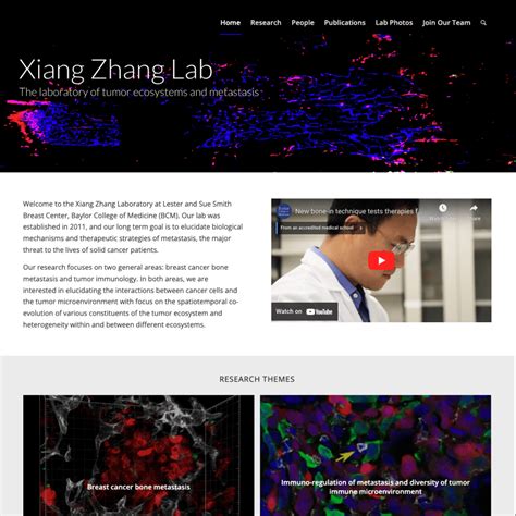 Xiang Zhang Lab Academic Web Pages