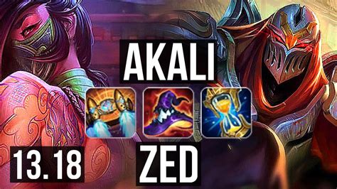 Akali Vs Zed Mid 2 3m Mastery 7 Solo Kills 500 Games 14 3 5