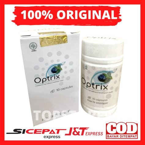 Jual Optrix Original Obat Mata Plus Minus Silinder Katarak Bpom