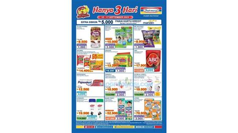 Lengkap Katalog Promo Jsm Indomaret Terbaru September