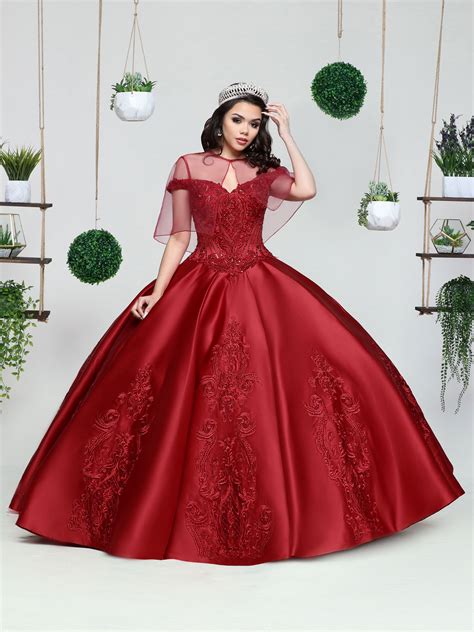 Quinceanera Dress Color Trends Burgundy Q By Davinci Blog