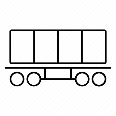 Cargo Freight Wagon Logistics Movement Icon Download On Iconfinder