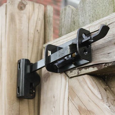 DIY tutorial install National Hardware gate latch + giveaway