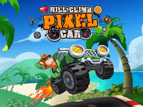 Hill Climb Pixel Car Play Hill Climb Pixel Car On Zologames