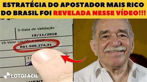 Apostador Mais PREMIADO Revela Como GANHAR NA LOTOFACIL Toda Semana