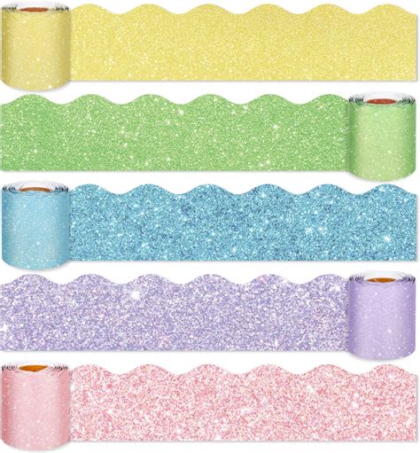 Amazon Whaline Ft Spring Easter Bulletin Board Borders Glitter