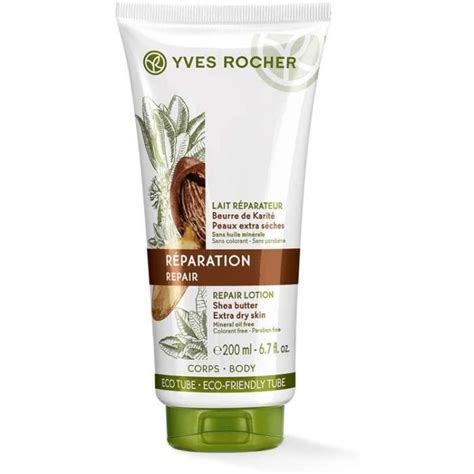 Yves Rocher Lait Corps R Parateur Au Beurre De Karit Biologique Ml