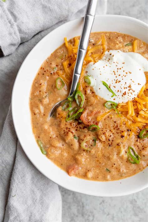 Vegetarian White Bean Chili Delish Knowledge