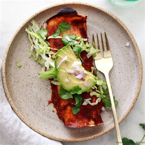 Black Bean And Corn Vegetarian Enchiladas