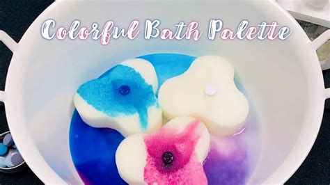 ASMR Sponge Squeeze 125 Colorful Bath Palette YouTube