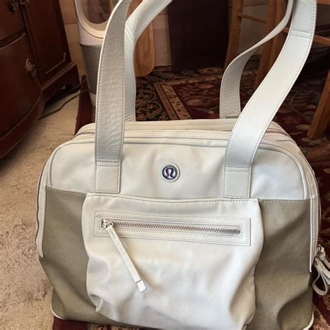 Lululemon tote bag. Great used condition. One spot... - Depop