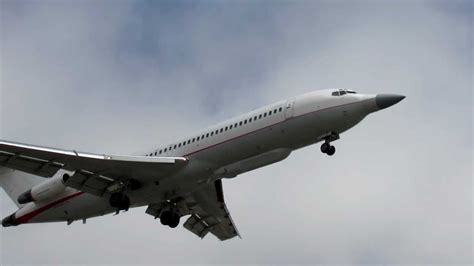 Raytheon Corporation Boeing 727 Testbed Landing At Los Angeles Hd