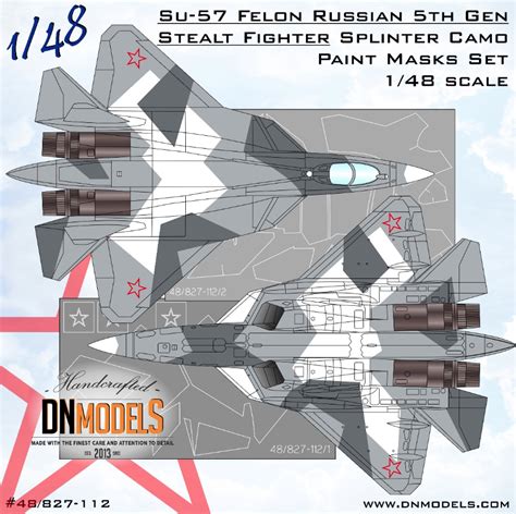 Su-57 Felon Splinter Camo DN Models -48-827-112