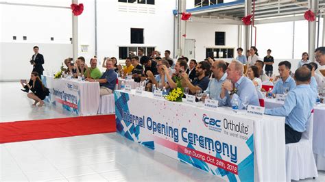 Bod Welcome And The Internal Opening Ceremony Of Ortholite Vietnam
