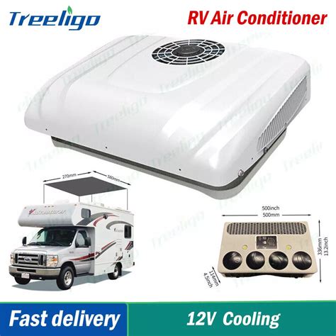 Treeligo Electric Rv Roof Air Conditioner V Heat And Cool